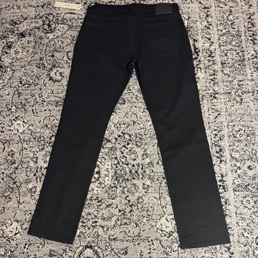 Hudson Jeans Men's Slim Straight Black - Picture 8 of 13